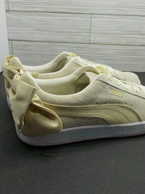 Puma Suede Bow Varsity "Pink Gold" Women's Size 8 Shoes